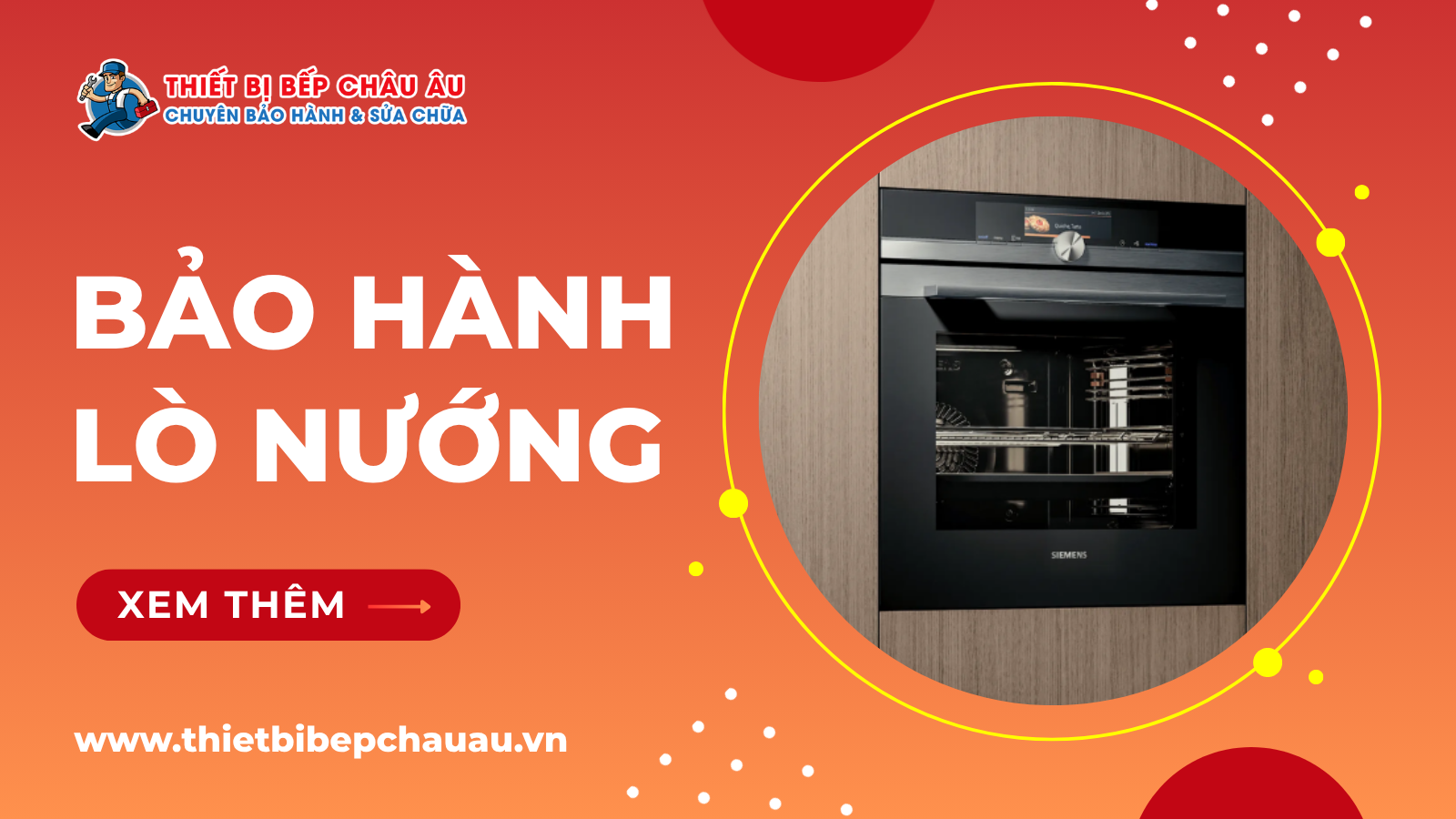 Bảo hành lò nướng tại nhà