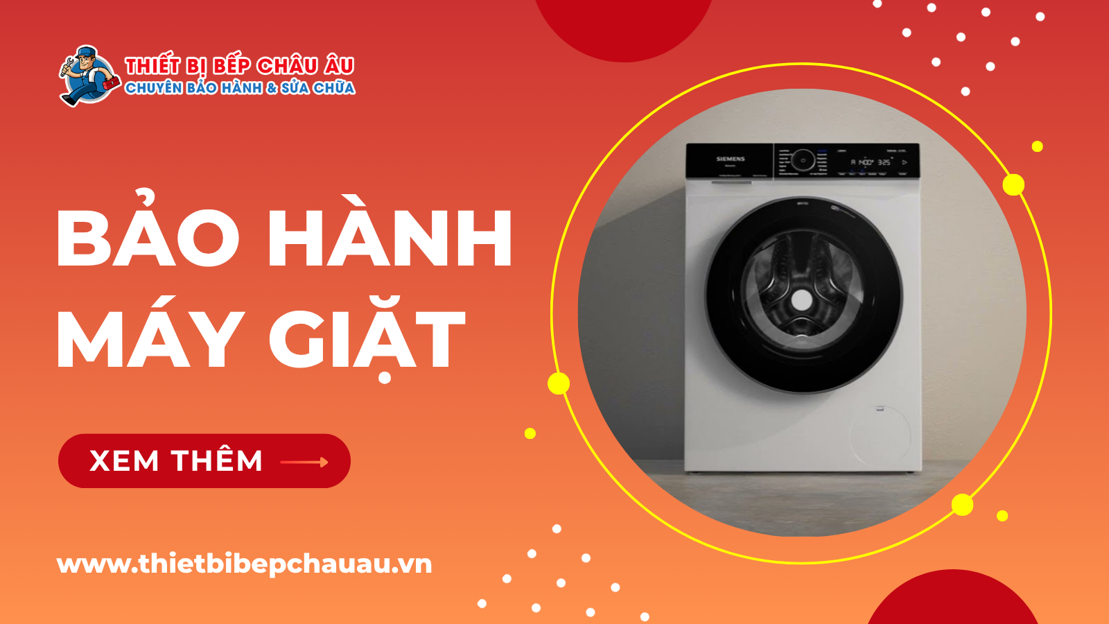 Bảo hành máy giặt tại nhà