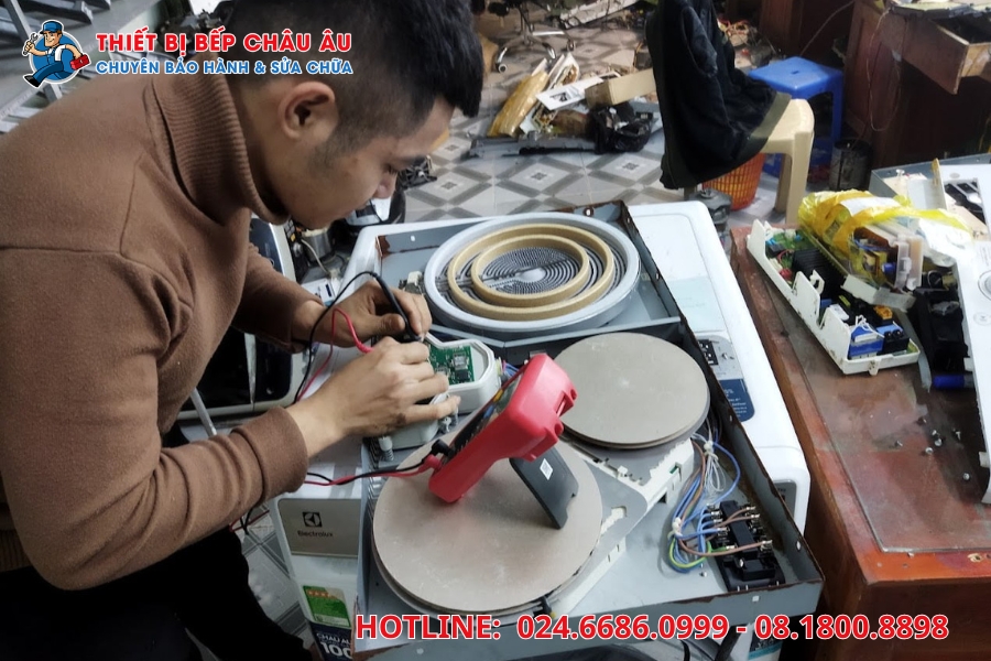 Quy trình sửa chữa bếp từ AEG tại Thiết Bị Bếp Châu Âu