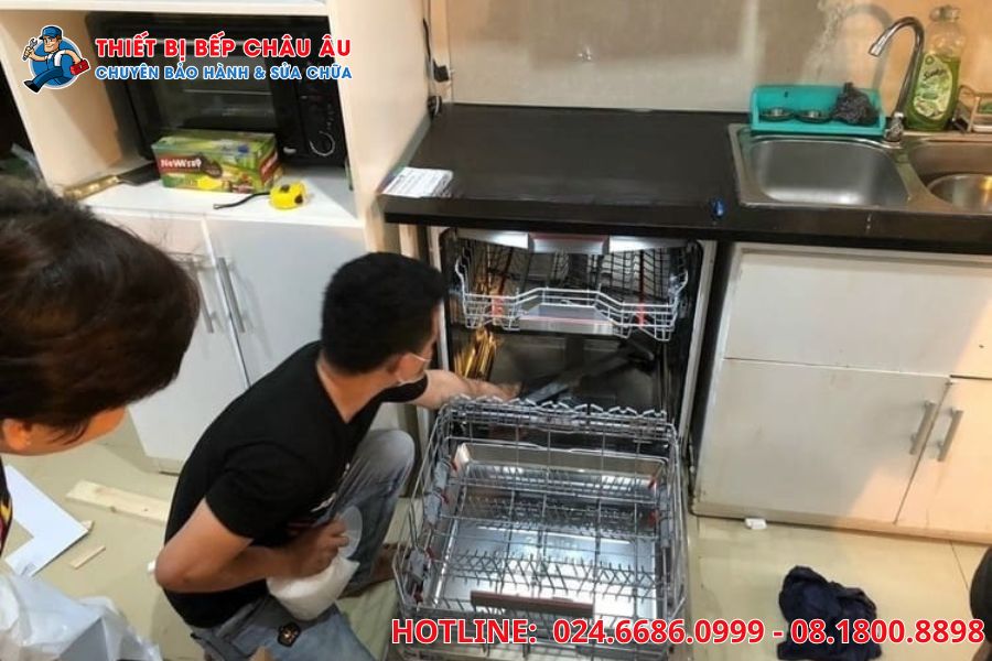 Quy trình sửa chữa máy rửa bát Bosch tại Thiết Bị Bếp Châu Âu