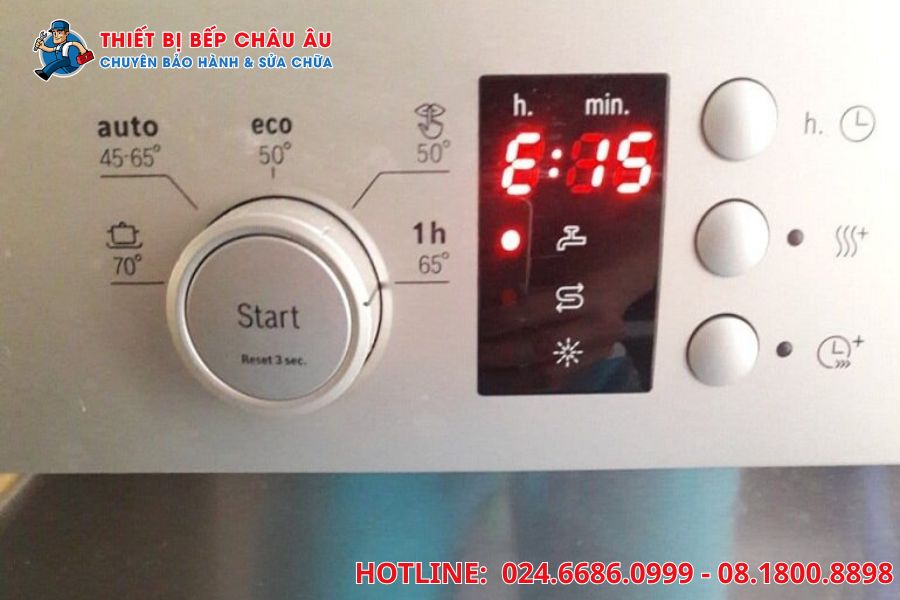 Máy rửa bát Electrolux báo mã lỗi hệ thống 